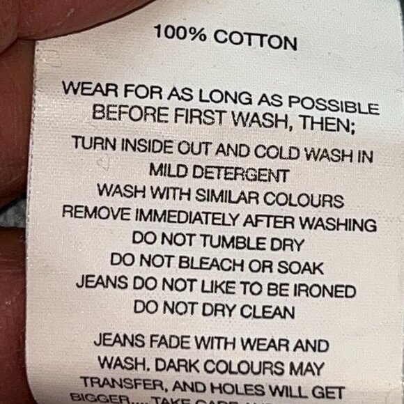 ROLLA'S HEIDI HIGH RISE LOOSE STRAIGHT OLD STONE WASH BLUE DENIM JEANS - W25 L32 - Picture 7 of 16